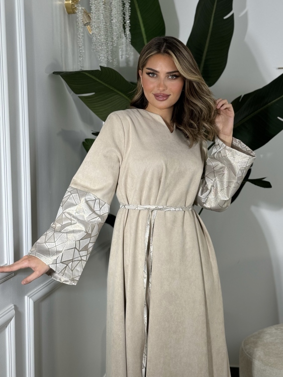Abaya Dress With h Belt جلابية ليالي