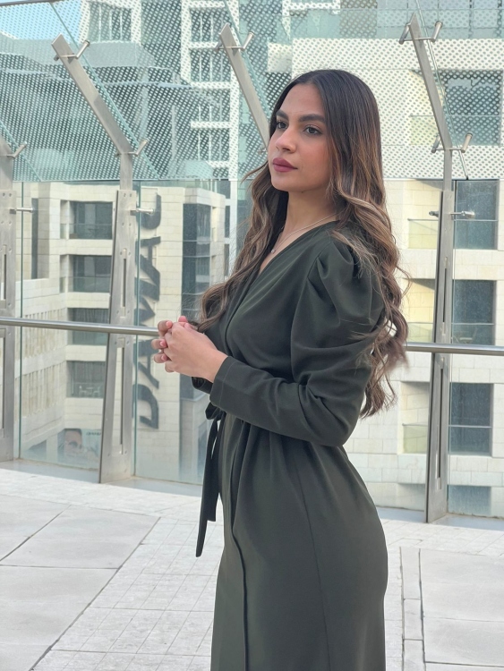 فستان قرائة الفاتحه زيتي