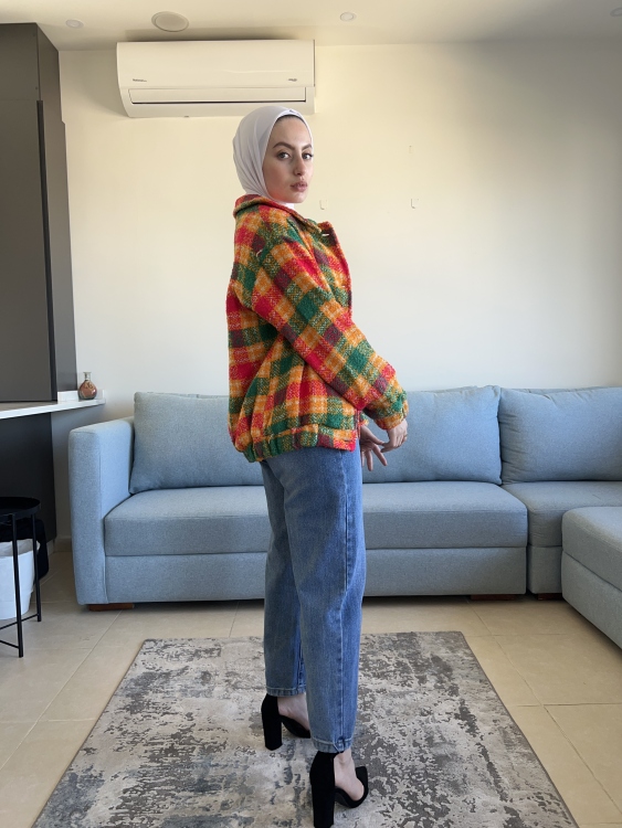جاكيت  صوف ملون