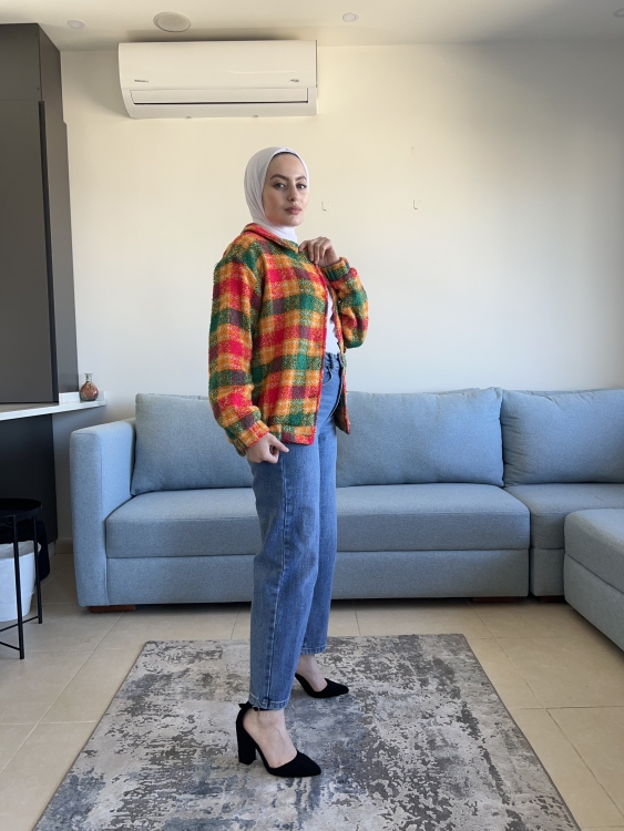 جاكيت  صوف ملون