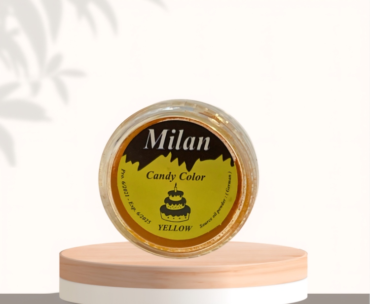 صبغه شكولاته بودره ميلان لون اصفر 