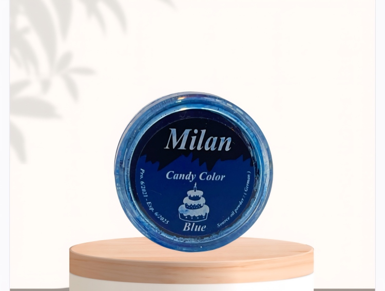 صبغه شكولاته بودره لون ازرق غامق