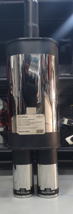 برميل اكزوزت خلفي مدخل مخرجين REMUS 