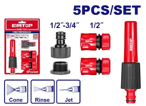 رشاش ماء مستقيم  5 قطع       ESNE11251