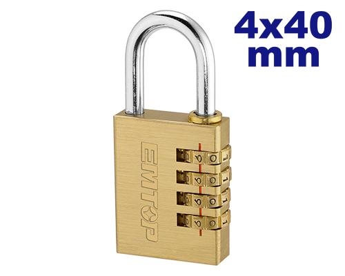 قفل نحاس ارقام 4 ارقامEPDKC4043     40MM   