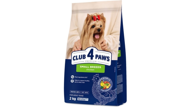 كلوب فور باوز - للكلاب الكبيرة بالعمر - ذات السلالات الصغيرة - دجاج