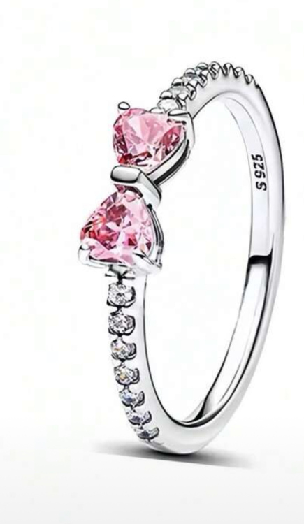 خاتم فضة اصلي فيونكة 