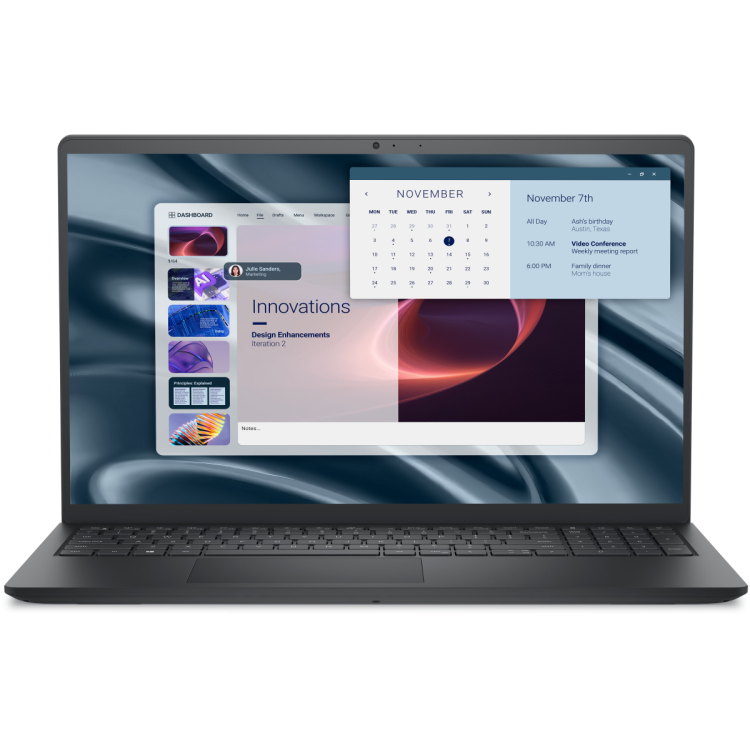 DELL PRO 15 ESSENTIAL PV15255 LAPTOP, AMD RYZEN 5 7520U, 8GB LPDDR5, 512G PCIE NVME SSD, 15.6" FHD 120HZ WVA, AMD RADEON 610M GRAPHICS - BLACK