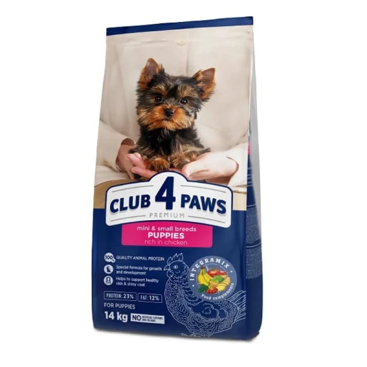 كلوب فور باوز - للكلاب صغيرة العمر ذات السلالات الصغيرة -بنكهة الدجاج