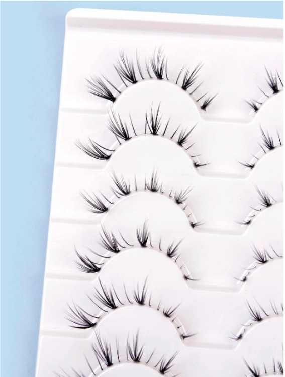 10 pairs of false eyelashes رموش صناعية 10 أزواج