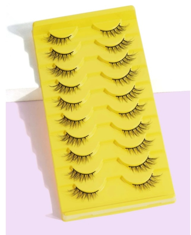 10 pairs of false eyelashes رموش صناعية 10 أزواج