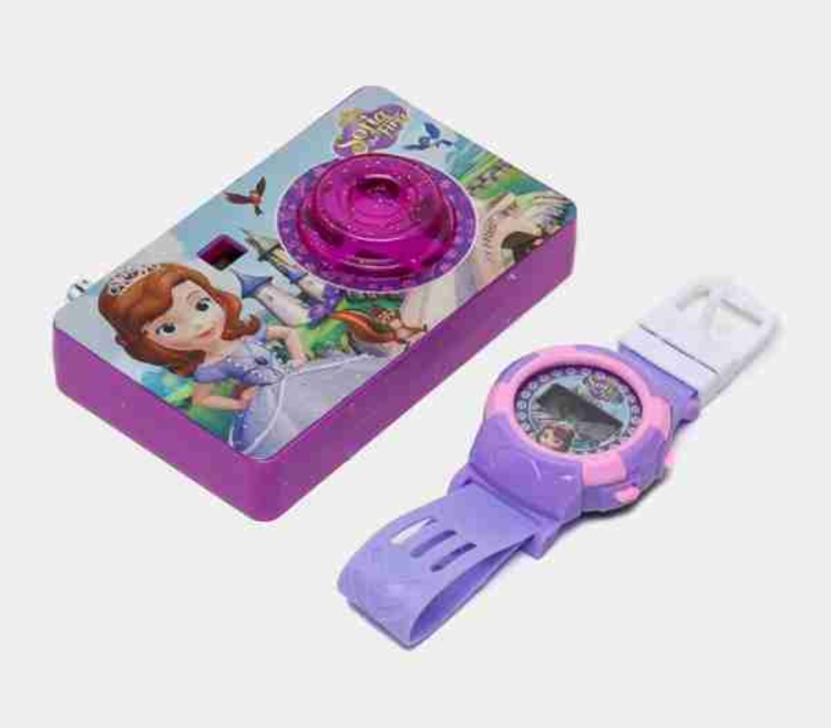 لعبة كاميرا مع ساعة 