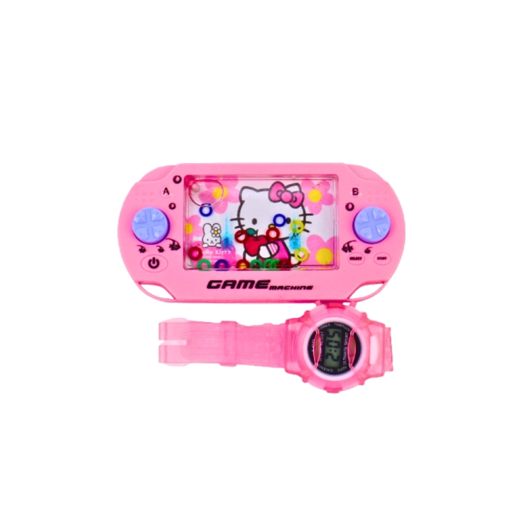 لعبة الحلقات مع ساعة