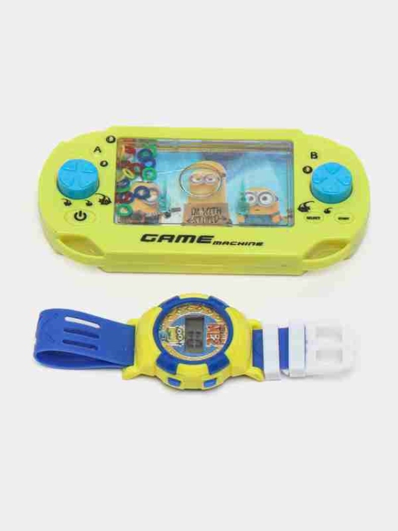 لعبة الحلقات مع ساعة