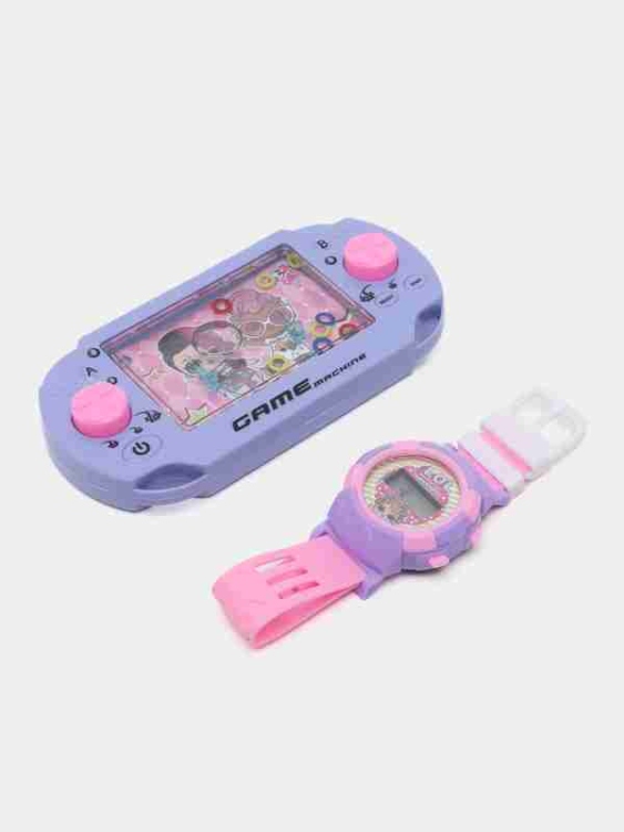 لعبة الحلقات مع ساعة