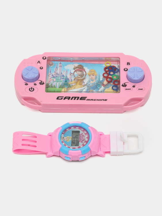 لعبة الحلقات مع ساعة