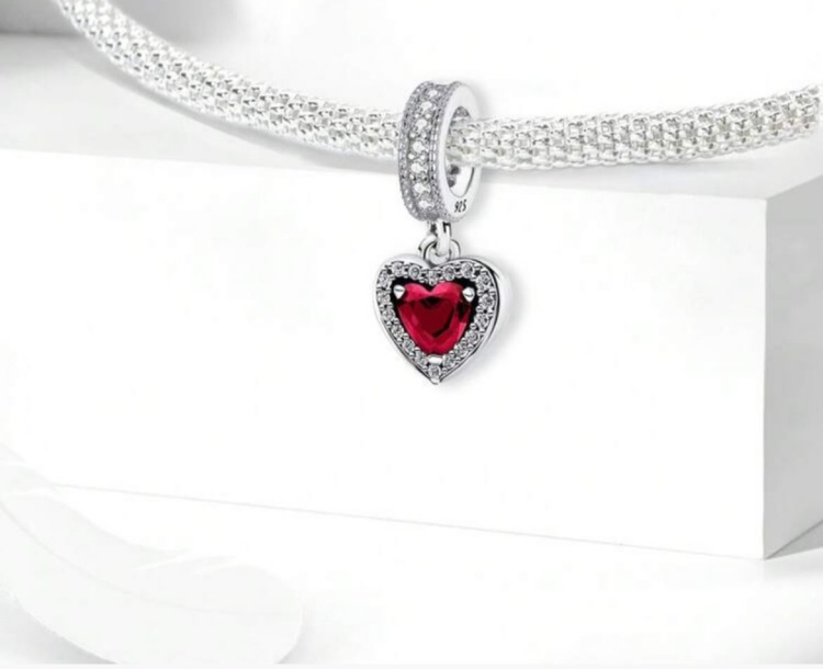 تعليقة تشارم فضة اصلي 