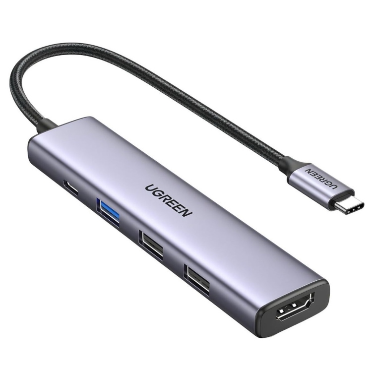 موزع 4 مداخل (X1C-USB)+(USBX2)+ (HDMI) مخرج TYPE-C
