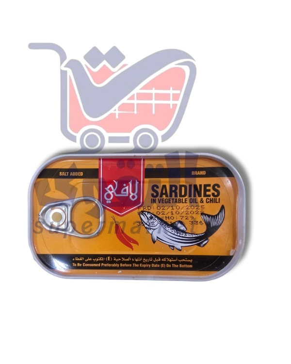 لافي سردين حار 100غم