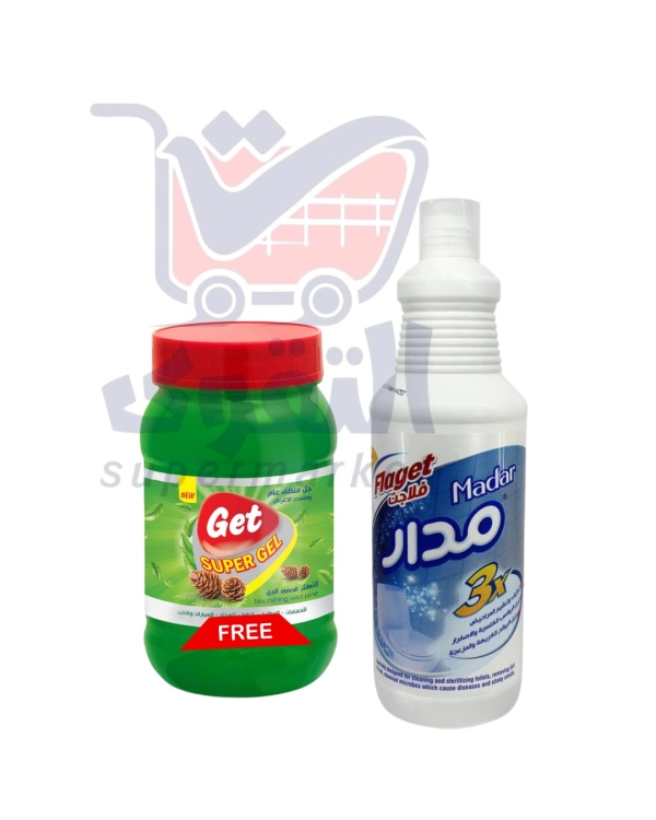 مدار فلاش 1لتر مع جل ارضيات1كغم