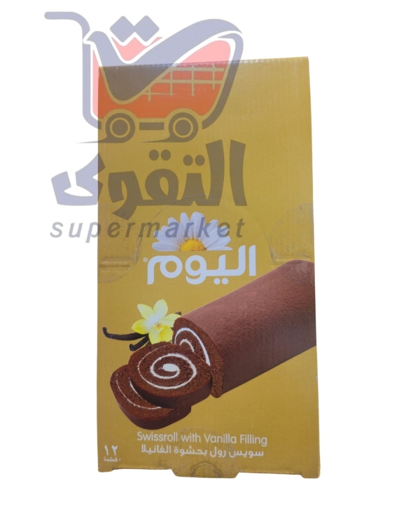 اليوم سويس رول فانيلا*12