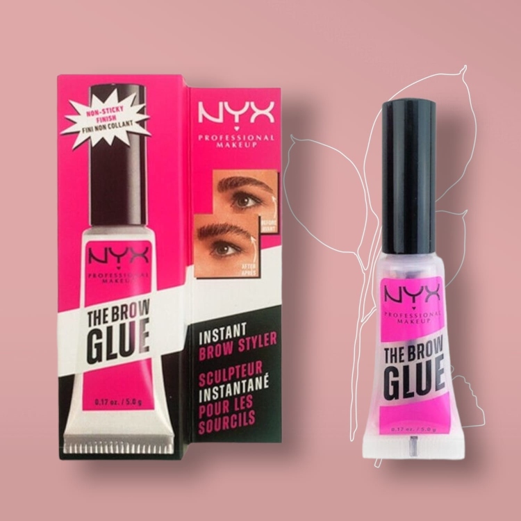 Nyx eyebrows lamination glue مسكارة رفع الحواجب الشفافه