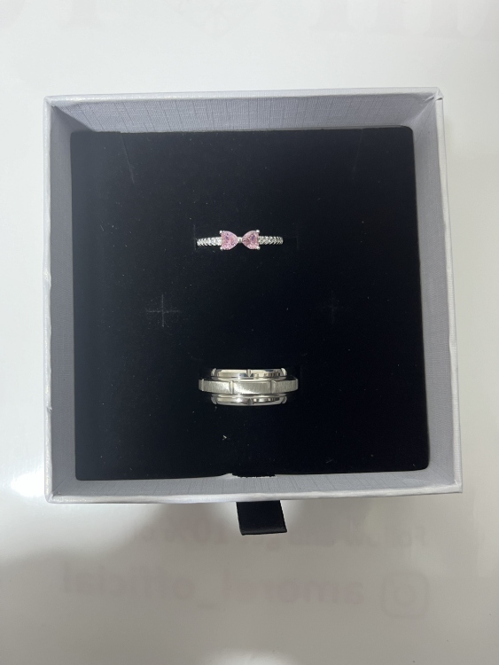 طقم كابلز خاتم البنت فضة اصلي 