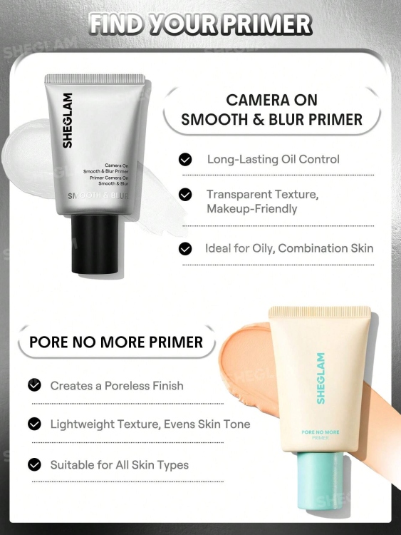 SHEGLAM, Camera On Smooth & Blur Primer