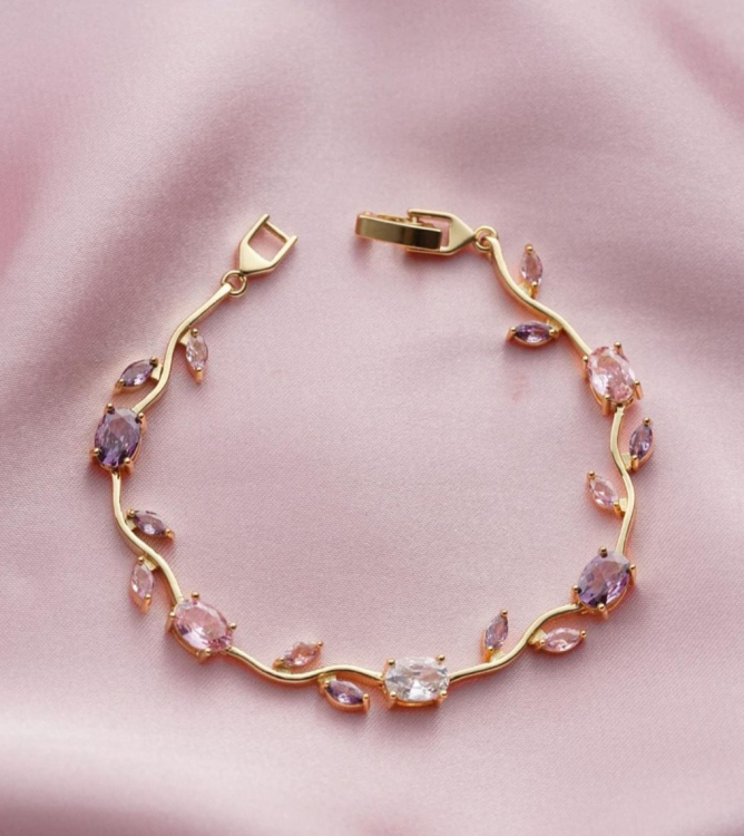 اسوارة توليب ذهبي 