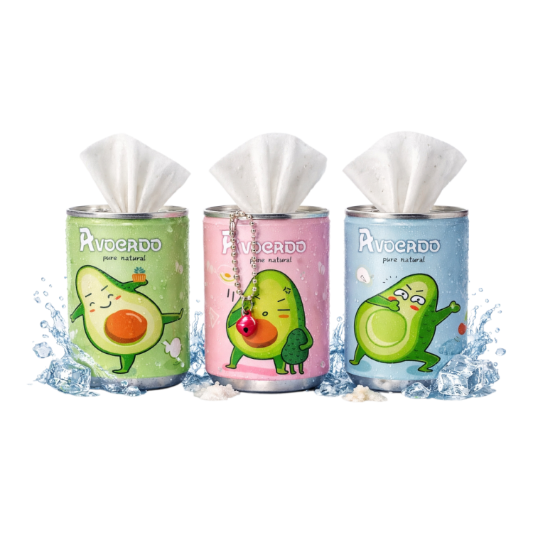 علب مناديل مبللة من افوجادو عدد 30 منديل 