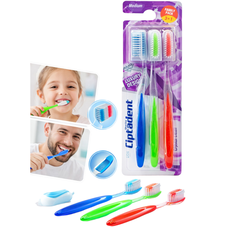 فرشاة اسنان  كابيتند اليابنية  الاصلية عدد 3 قطع 