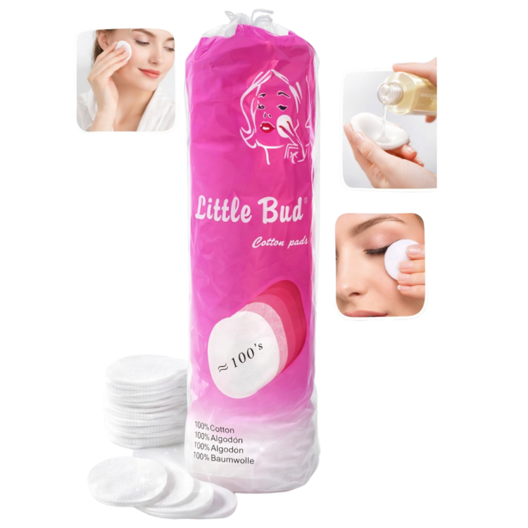 قطن إزالة المكياج عدد 100 قطعة