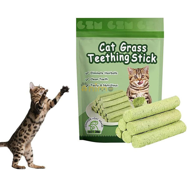 اعواد تنظيف الاسنان وإزالة كرات الفراء 