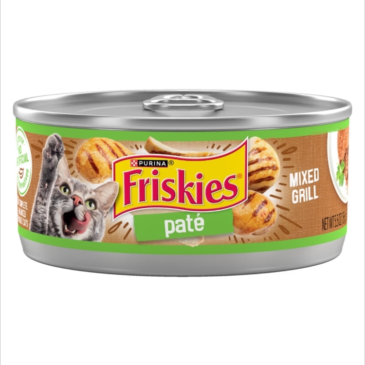 فريسكاس طعام القطط الرطب باتيه مكس جريل