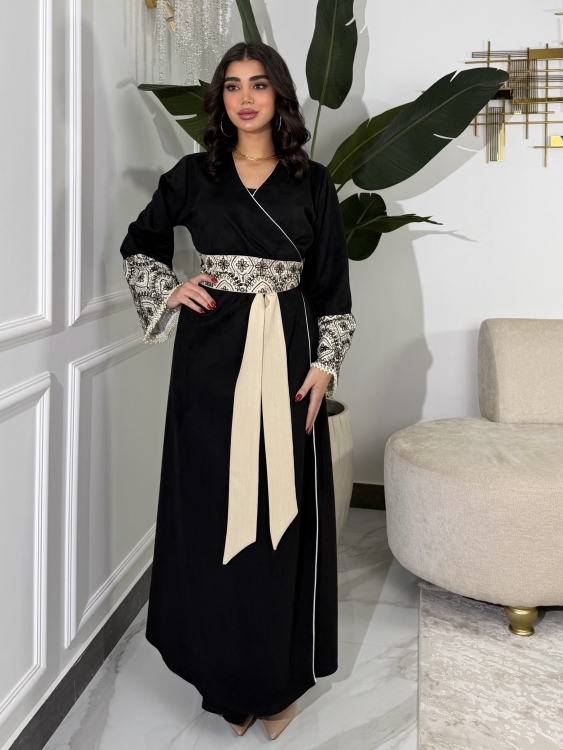 جلابية ملفته  Wrapped Belted Jalabiya 