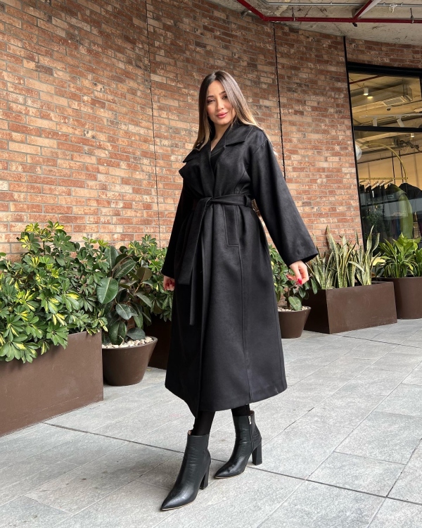 Oversized jacket drop shoulder ( black) 