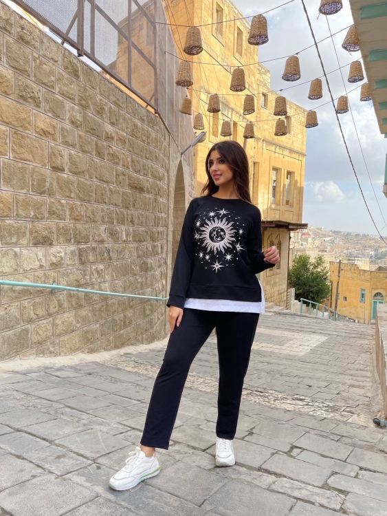 Drop Shoulder Sweatshirt & Sweatpants