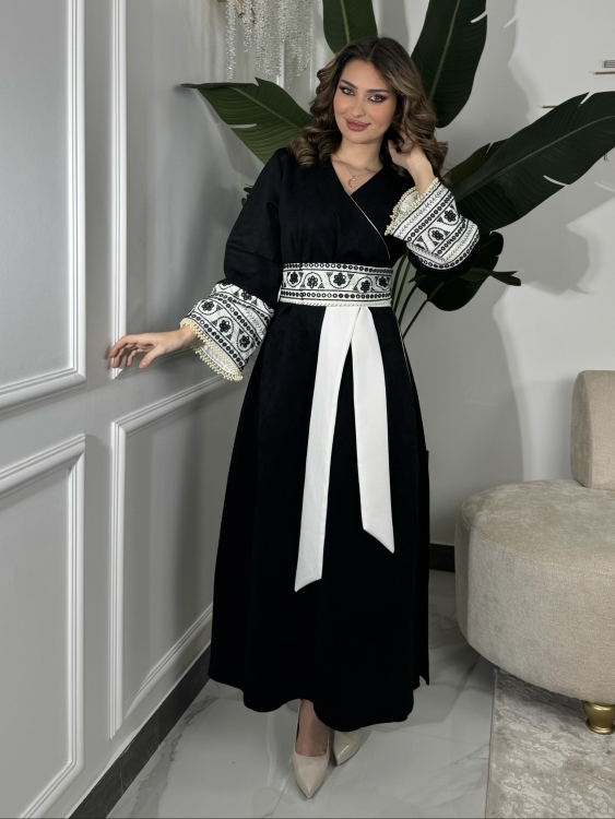 جلابية ملفته  Wrapped Belted Jalabiya 