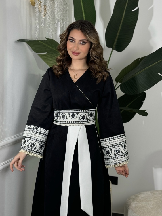 جلابية ملفته  Wrapped Belted Jalabiya 