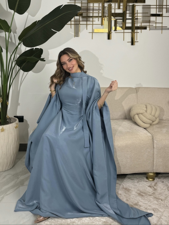 جلابية ملاك Batwing Sleeve Long Dress