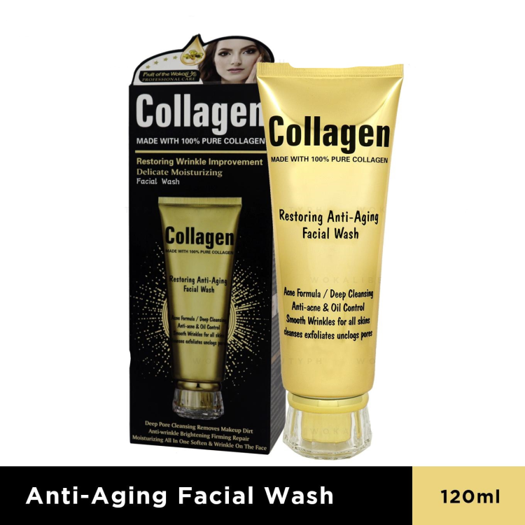 غسول الوجه بالكولاجين المضاد للشيخوخة