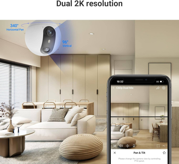 EZVIZ CS‑C60p‑R100‑8H33WF