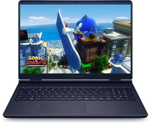 DELL ALIENWARE 16 AURORA AC16250, INTEL CORE 7  240H, NVIDIA RTX 5050 8GB GDDR7, 16GB DDR5 RAM, 1TB M.2 PCIE NVME, 16" IPS (QHD+) 120HZ