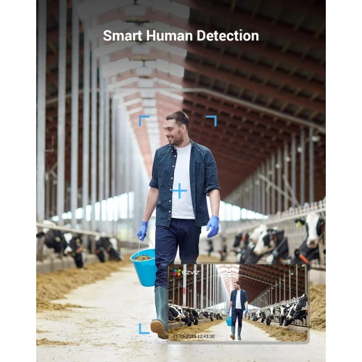 EZVIZ EB8 PRO KIT 8MP SIM 4G - OUTDOOR- SOLAR- BATTERY 10400 UP TO 210 DAYS , IP65 WATERPROOF, MICROSD CARD UP TO 512GB