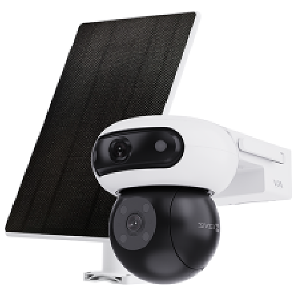 EZVIZ CB90X KIT (4MP+4MP),  SIM 4G - OUTDOOR- SOLAR 8W - BATTERY 10400 UP TO 210 DAYS , IP65 WATERPROOF, MICRO SD  UP TO 512GB