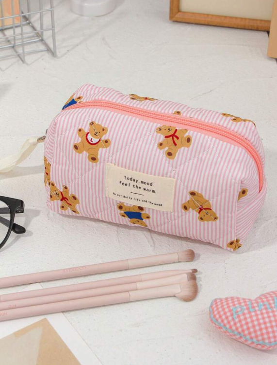 Cute bears makeup bag