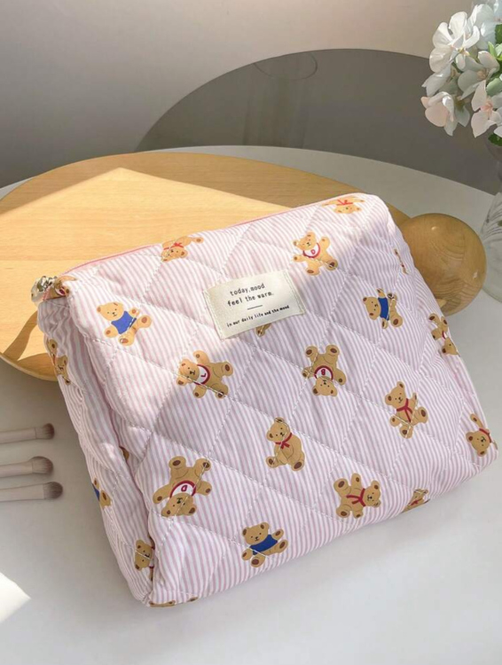 Cute bears makeup bag