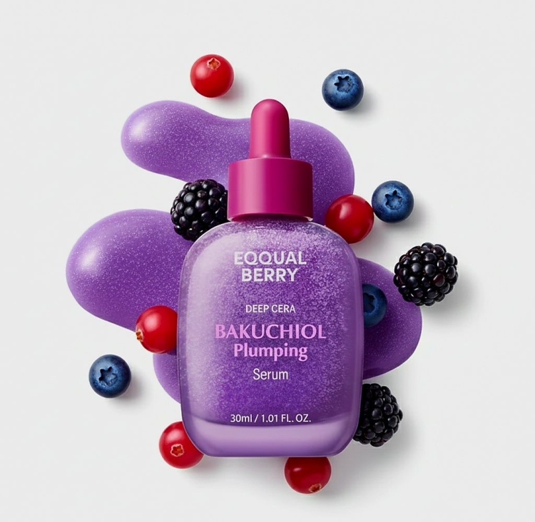 EQQUAL BERRY DEEP CERA BAKUCHIOL Plumping Serum