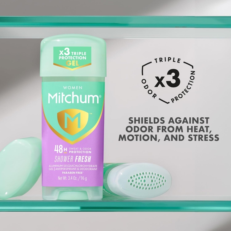 Mitchum, Women Gel stick Antiperspirant Deodorant shower fresh
