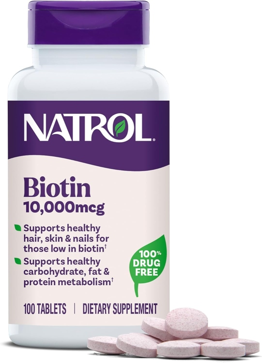 Natrol, Biotin 10,000 mcg (100 Teblets) 